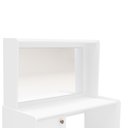 Ver imagem 4 de Penteadeira Camarim Com Espelho 01 Porta 02 Gavetas Luisiana P01 Branco Pés Palito - Lyam Decor