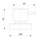 Ver imagem 4 de Acabamento de Registro Base Docol 1. 1/4 Preto Matte