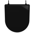 Ver imagem 1 de Assento Tampa para Vaso Sanitário Almofadado Compatível Calypso Preto Durín
