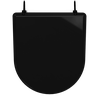 Assento Tampa para Vaso Sanitário Almofadado Compatível Calypso Preto Durín - 1