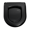 Tampa Assento Vaso Sanitário Calypso Incepa Almofadado Preto Durín - 4