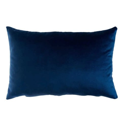Almofada Veludo Paris 30x50cm Azul