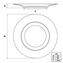 Ver imagem 4 de Jogo Aparelho de Jantar 30 Peças Tramontina Lineare Porcelana Decorada Servir Mesa Posta