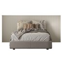 Ver imagem 6 de Cabeceira De Madeira Ripada Para Cama De Casal 240 cm Celine L05 Off White - Lyam Decor