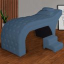 Ver imagem 5 de Maca Estofada Estética Capitonê 80 Cm Suede Royal - Fm