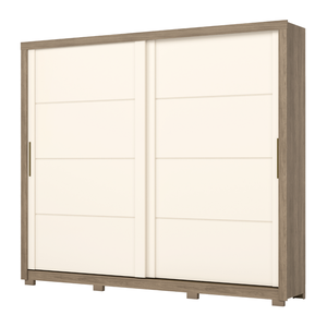 Guarda Roupa Palace - Mdf/mdp 2 Portas Deslizantes e 3 Gavetas - Henn