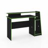 Mesa Gamer Movelbento Escrivaninha Evolution Msm448 Preto Com Verde - 3