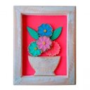 Ver imagem 7 de Kit Quadros para Sala Quarto Casal Cozinha Moldura Madeira Cor Branco Cor da Armação Colorido