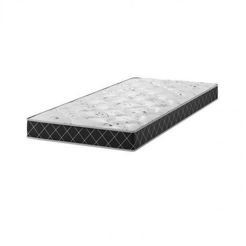 Colchão Solteiro D 33 Vian Colchões 17x 188x 88cm Viero Preto/Xadrez