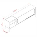 Ver imagem 3 de Bancada Rack de TV com Nicho 190cm Maré Madetec