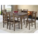 Ver imagem 2 de Mesa em Madeira Maciça Retangular 6 Lugares IMBUIA