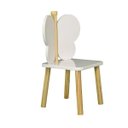 Ver imagem 3 de Conjunto para Quarto Infantil 1 Mesa 4 Cadeiras Hora de Brincar Divicar Branco/Marrom