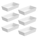 Ver imagem 1 de Kit 6 Travessas 3L Fundas Refratários Gn 1/3 para Servir Coza Plásticas Buffet