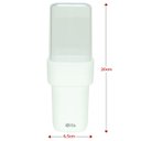 Ver imagem 3 de Porta Escova de Dente com Tampa Acrílico Transparente:Branco