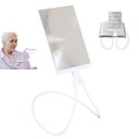 Ver imagem 1 de Lupa de Pescoço para Leitura Aumento 5x Haste Flexivel Maos Livres Apoio Mesa Vista Cansada Trabalho