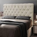 Ver imagem 7 de Cabeceira Cama Box Casal Queen Size Lylla 160cm Capitonê com Frame Sintético Bege - Desk Design