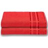 4 Toalhas Plus Size Grossa e Macia 80x180 Azul+Vermelho - 3