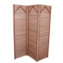 Ver imagem 1 de Biombo Decorativo em Madeira Maciça Triplo Liver