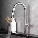 Ver imagem 1 de Misturador Monocomando com Ducha Loft Inox Escovado Cnox By Baumê