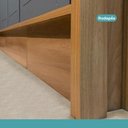 Ver imagem 3 de Cozinha Milla Rain 12 Portas 3 Gavetas MDF-MDP 270cm Cinza com Nogal Móveis Carraro