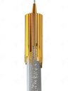Ver imagem 3 de Pendente Moderno Tubo Dourado 33cm Led 3w 3 em 1 Bivolt 15767-pl
