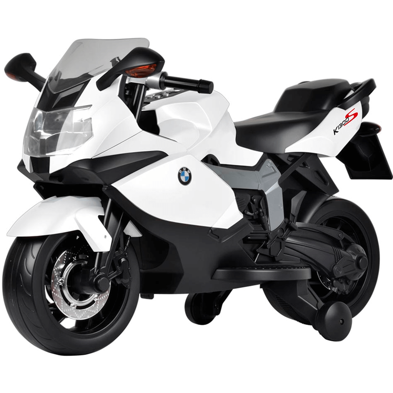 Moto Eletrica Infantil Shiny Toys BMW K1300 S 12V Branca