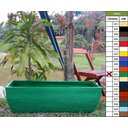 Ver imagem 6 de Kit 2 Vaso Planta 100x30 Jardineira Floreira Polietileno BGPLASTICOS VERDE BANDEIRA 011