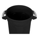 Ver imagem 6 de Cesto Balde Plástico 40 Litros Com Tampa - Preto