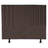 Cabeceira Cama Box Queem Estofada Grécia 160 Cm Linho:marrom - 1