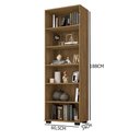 Ver imagem 3 de Livreiro 6 Prateleiras Office Moveis Leão