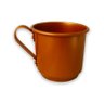 Kit 6 Caneca Moscow Mule Alumínio com Pintura Cor Cobre 370ml - 6