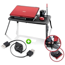 Ver imagem 3 de Mesa Suporte de Notebook Portátil com Cooler para Sala Cama Mtn-888