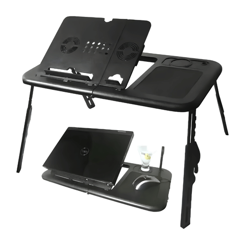 Mesa Suporte de Notebook Portátil com Cooler para Sala Cama Mtn-888