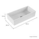 Ver imagem 2 de Cuba de Apoio Deca Retangular Branco