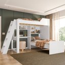 Ver imagem 2 de Beliche Multifuncional Solteiro com Escrivaninha Vivace Branco