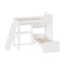 Ver imagem 4 de Beliche Multifuncional Solteiro com Escrivaninha Vivace Branco