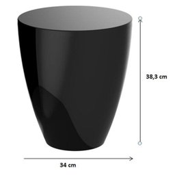 Banqueta Baixa Polipropileno sem Encosto Moly - 3