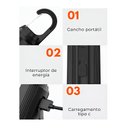 Ver imagem 4 de Luminária Usb para Acampamento Recarregável Portátil