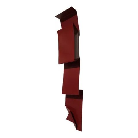 Decoração Escultura de Parede em Metal Casa Exclusivo no Brasil Home Decor Vermelho