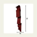 Ver imagem 3 de Decoração Escultura de Parede em Metal Casa Exclusivo no Brasil Home Decor Vermelho
