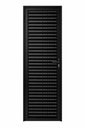 Ver imagem 1 de Porta de Giro Alumínio Preto Palheta Veneziana Ventilada Maxx - 210x60 - Direita