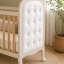 Ver imagem 2 de Kit Capitonê Peroba p/ Berço Elô Corino Branco MDF 2 Peças