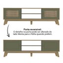 Ver imagem 7 de Conjunto Sala Rack P/ Tv até 75", Buffet Aparador 1 Porta, Mesa Centro e Apoio Carvalho/menta Charlo