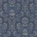 Ver imagem 1 de Papel de Parede Thema Damask Azul 28829