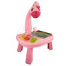 Projetor para Desenho Infantil Mesa Pintura Girafa Rosa - 6