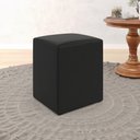 Ver imagem 1 de Puff Izar / Couro Preto