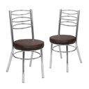 Ver imagem 3 de Kit 2 Cadeiras Jantar Debrum Treparoni Marrom