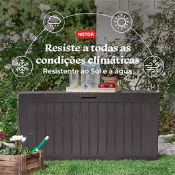 Caixa Baú Organizador Multiuso Grande 270 Litros Keter - 4