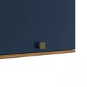 Ver imagem 4 de Armário Aéreo Celeste Kappesberg 100% Mdf 1 Porta Basculante Nogueira/azul 60cm