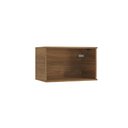 Ver imagem 3 de Armário Aéreo Celeste Kappesberg 100% Mdf 1 Porta Basculante Nogueira/azul 60cm